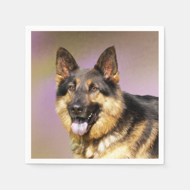 Guardanapo De Papel GSD preto e torto (Frente)