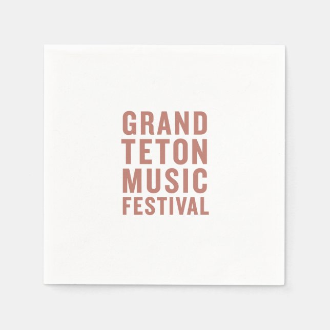 Guardanapo De Papel GTMF Cocktail Napkins Terracotta (Frente)