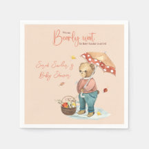 Guarda-Chá de fraldas de outono, coquetel