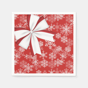 Guardanapo De Papel Guardanapo-Flocos de neve de papel do Natal