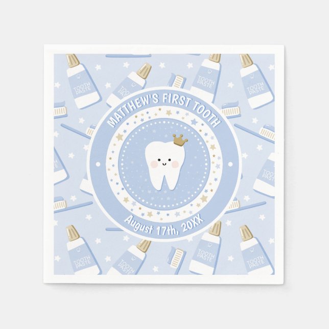 Guardanapo De Papel Guardanapo Personalizado do Primeiro Papel Dente (Frente)