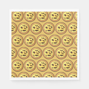 Guardanapo De Papel Guardião português Ovo Tart Pastel Pastéis de Nata