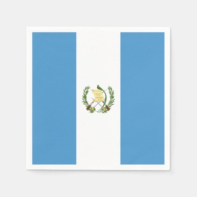 Guardanapo De Papel Guatemala flag  (Frente)
