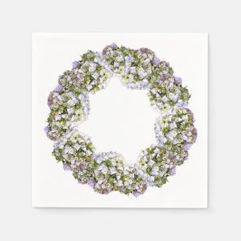 Guardanapo De Papel Guirlanda de Hortênsias