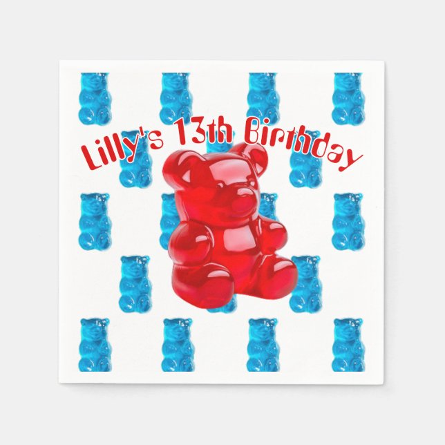 Guardanapo De Papel Gummy Jelly  (Frente)