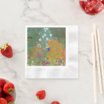 Guardanapo De Papel Gustav Klimt Flower Garden Cottage Nature<br><div class="desc">Uma bela pintura de jardim - esta é uma pintura clássica de Gustav Klimt,  chamada Jardim de Algodão,  ou Jardim Bauergarten,  1907,  que é um close up de um jardim floral,  uma pintura floral colorida.</div>