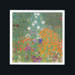 Guardanapo De Papel Gustav Klimt Flower Garden Cottage Nature<br><div class="desc">Uma bela pintura de jardim - esta é uma pintura clássica de Gustav Klimt,  chamada Jardim de Algodão,  ou Jardim Bauergarten,  1907,  que é um close up de um jardim floral,  uma pintura floral colorida.</div>
