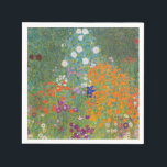 Guardanapo De Papel Gustav Klimt Flower Garden Cottage Nature<br><div class="desc">Uma bela pintura de jardim - esta é uma pintura clássica de Gustav Klimt,  chamada Jardim de Algodão,  ou Jardim Bauergarten,  1907,  que é um close up de um jardim floral,  uma pintura floral colorida.</div>