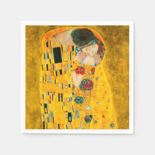 Guardanapo De Papel Gustav Klimt O Beijo