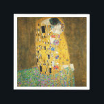 Guardanapo De Papel Gustav Klimt O Beijo Vintage Art Nouveau Painting<br><div class="desc">Gustav Klimt The Kiss Vintage Art Nouveau Painting The Kiss (Em alemão: Der Kuss) foi pintado pelo pintor simbolista austríaco Gustav Klimt entre 1907 e 1908, ponto alto de seu período de Ouro, quando pintou várias obras em estilo semelhante. A pintura é amplamente considerada uma obra-prima do início do período...</div>