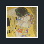 Guardanapo De Papel Gustav Klimt - The Biss<br><div class="desc">Kuss Beijo/Der - Gustav Klimt em 1907-1908</div>