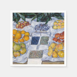 Guardanapo De Papel Gustave Caillebotte - Fruta exibida em um suporte