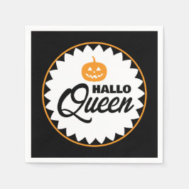 Guardanapo De Papel Hallo Queen Halloween Party