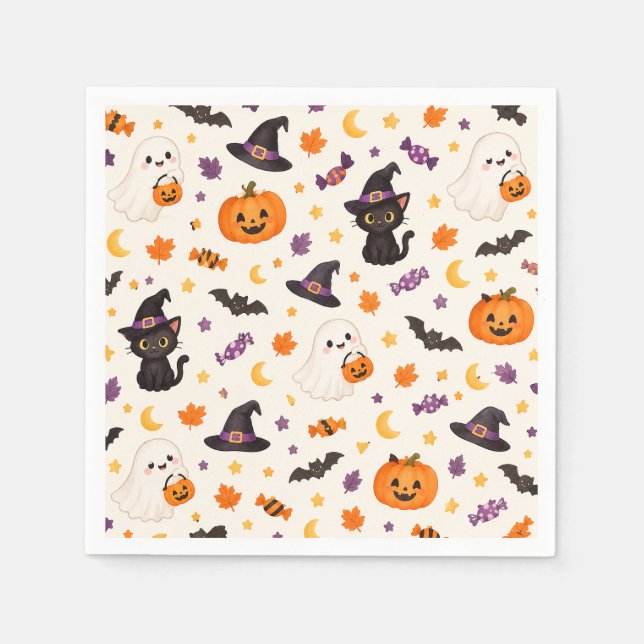 Guardanapo De Papel halloween (Frente)