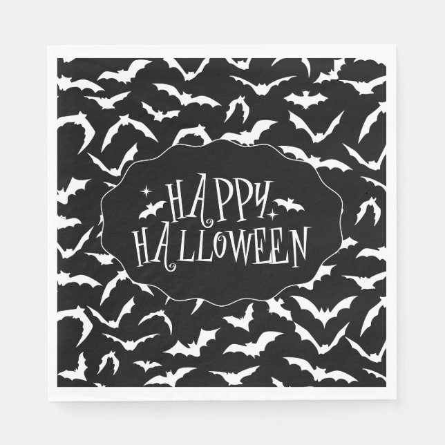 Guardanapo De Papel Halloween  (Frente)