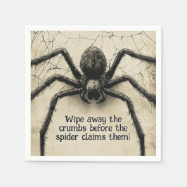 Guardanapo De Papel HALLOWEEN Bash, Aranha-Aranha-Cana Personalizável