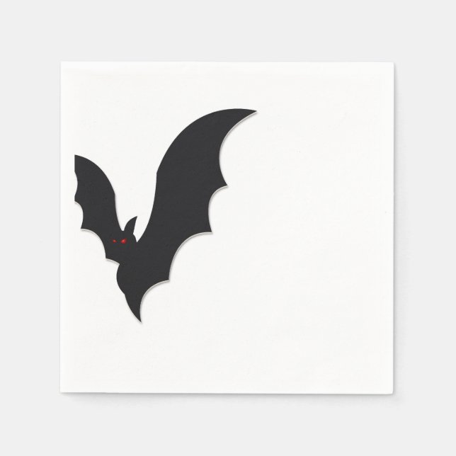 Guardanapo De Papel Halloween bat (Frente)