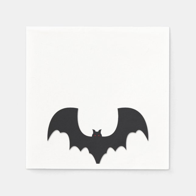 Guardanapo De Papel Halloween bat (Frente)