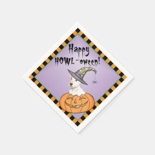 Guardanapo De Papel Halloween Bull Terrier Napkins