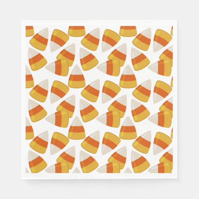 Guardanapo De Papel Halloween Candy Corn (Frente)