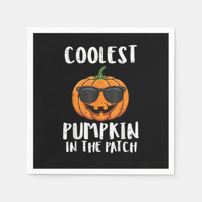 Guardanapo De Papel Halloween Coolest Pumpkin Patch Costume Men Boys K (Frente)