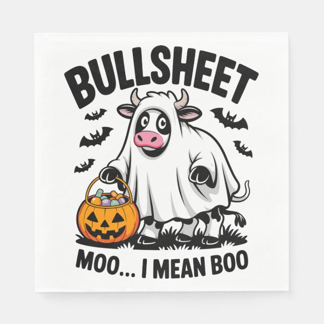 Guardanapo De Papel halloween cow (Frente)
