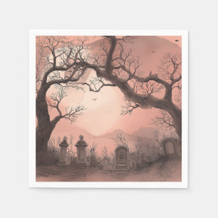 Guardanapo De Papel Halloween da Floresta Cerrante