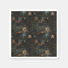 Guardanapo De Papel Halloween de Carnaval assustador