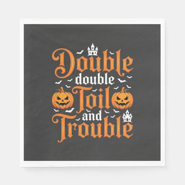 Guardanapo De Papel Halloween Double Double Toil and Trouble_1 (Frente)