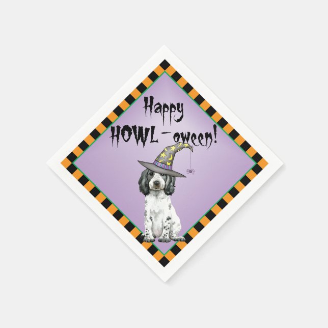 Guardanapo De Papel Halloween English Cocker Spaniel Napkins (Canto)