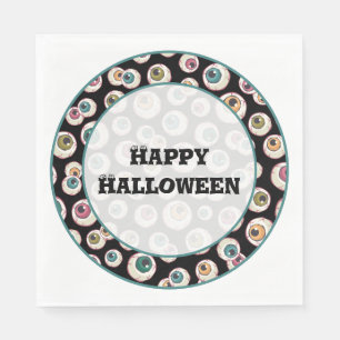 Guardanapo De Papel Halloween Eyebolas