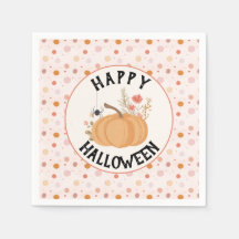 Halloween Floral Rosa Bonito