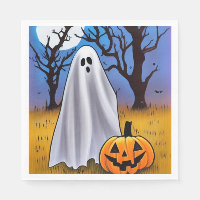 Guardanapo De Papel Halloween Ghost (Frente)