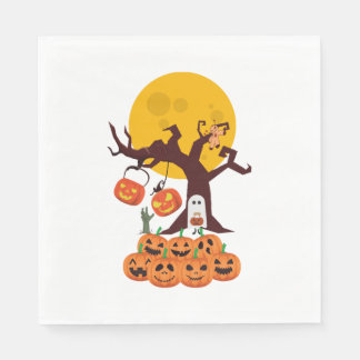 Guardanapo De Papel Halloween Ghost