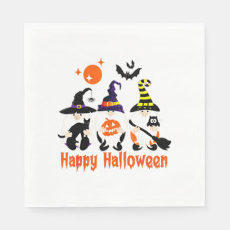 Guardanapo De Papel Halloween Gnomes Cute Autumn Pumpkin Fall