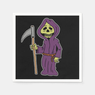 Guardanapo De Papel Halloween Grim Reaper Cartoon Napkins