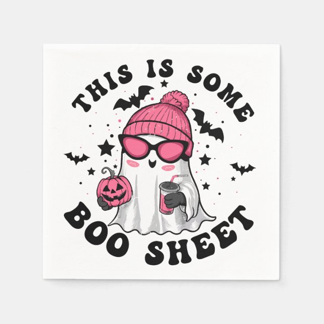 Guardanapo De Papel Halloween Humoroso: "Este é um pouco de festas de  (Frente)