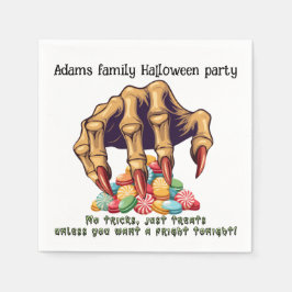 Guardanapo De Papel Halloween Monster Mand Candy Protetor