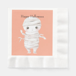 Guardanapo De Papel Halloween Mummy