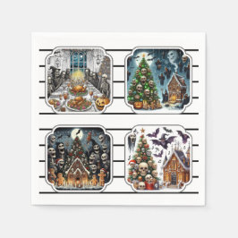 Guardanapo De Papel Halloween Napkins assombrado