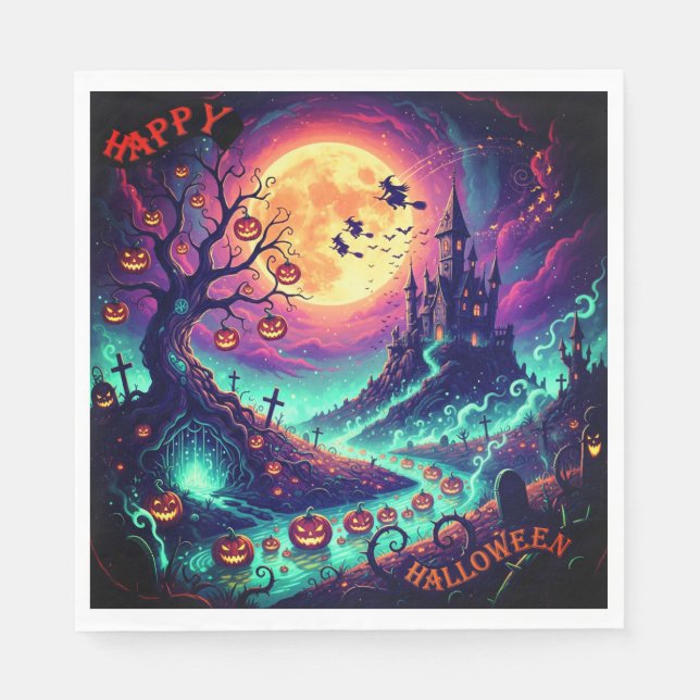 Guardanapo De Papel Halloween Paper Napkin (Frente)