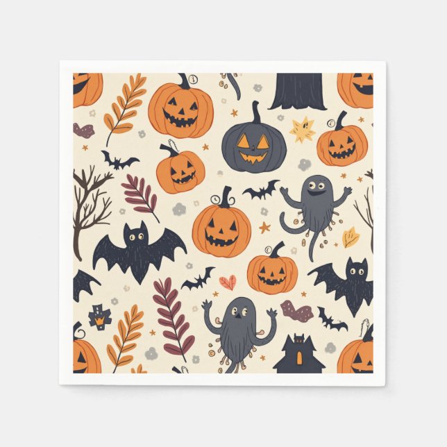 Guardanapo De Papel Halloween Paper Napkins (Frente)