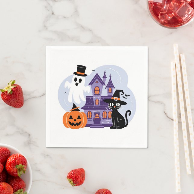 Guardanapo De Papel Halloween Paper Napkins (Insitu)