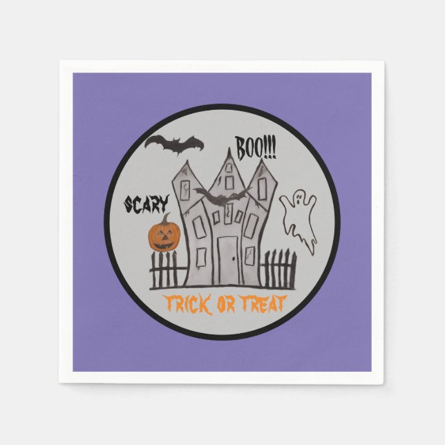 Guardanapo De Papel Halloween Paper Napkins (Frente)
