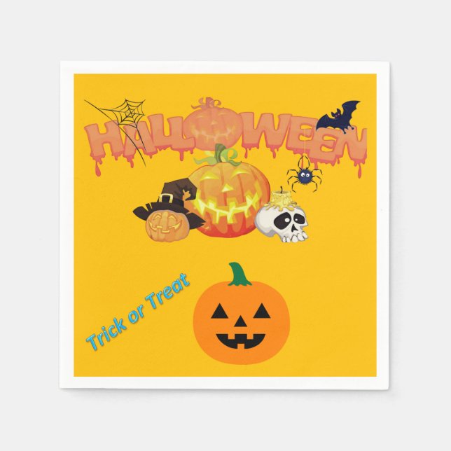 Guardanapo De Papel Halloween Paper Napkins (Frente)