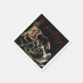 Guardanapo De Papel Halloween Partyservietten mit Geisterpferd