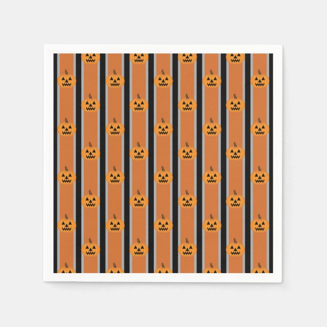 Guardanapo De Papel Halloween Pumpkin (Frente)