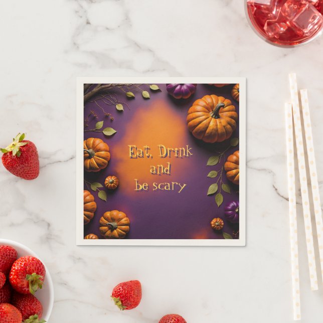 Guardanapo De Papel Halloween Pumpkins (Insitu)