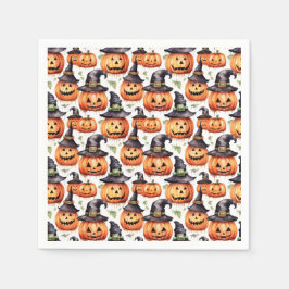 Guardanapo De Papel Halloween Pumpkins