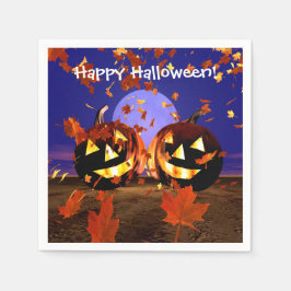 Guardanapo De Papel Halloween Pumpkins Brincando
